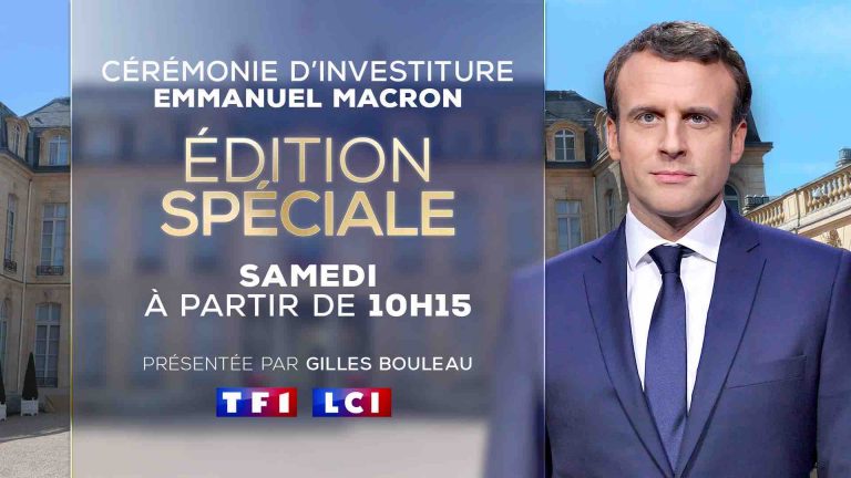 TF1 : cérémonie d’investiture du président de la République Emmanuel Macron samedi 7 mai dès 10h15