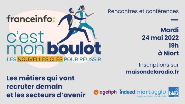 franceinfo à Niort pour la 11ème édition de «C’est mon boulot» mardi 24 mai