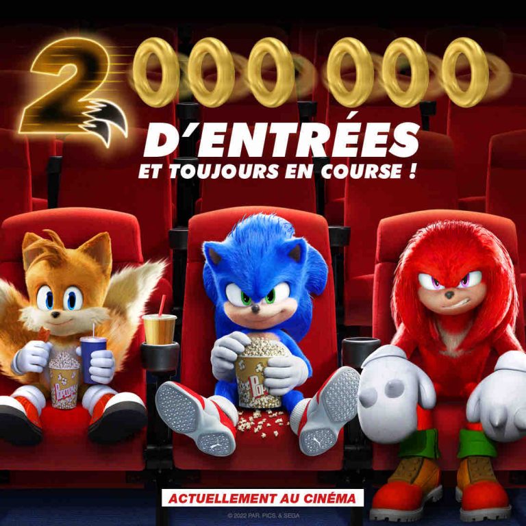 «Sonic 2» : 2 millions d’entrées