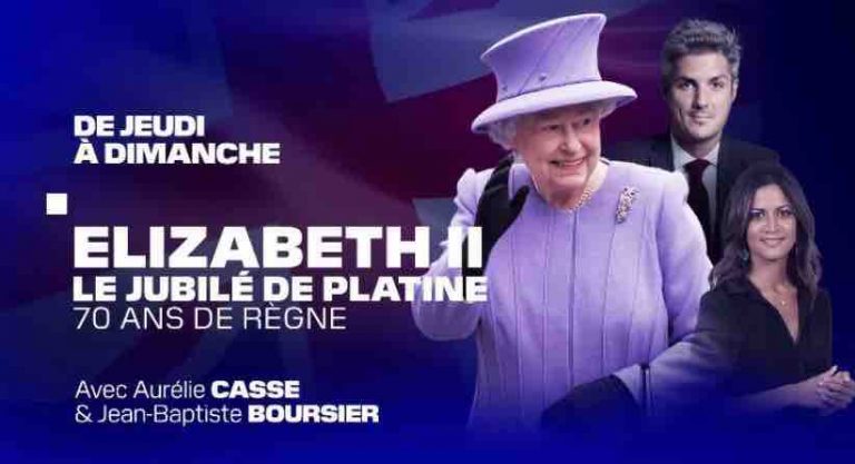 BFMTV : dispositif spécial jubilé de platine de la reine Elizabeth II