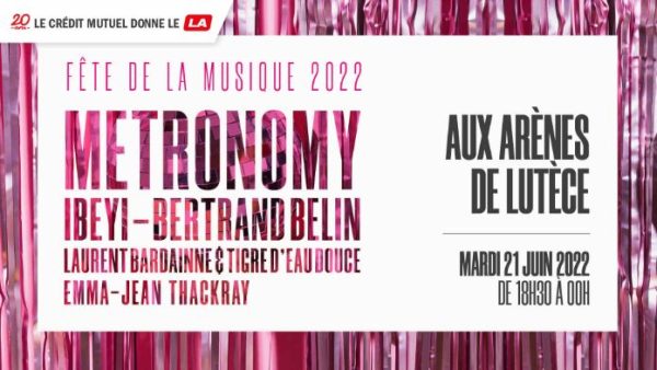 Fip, la Mairie de Paris et la Mairie du 5ème présentent la Fête de la Musique aux Arènes de Lutèce mardi 21 juin
