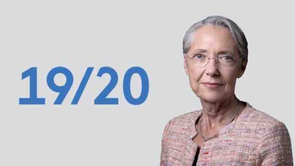 France 3 : la Première ministre Elisabeth Borne, invitée spéciale de l’édition nationale du «19/20» ce mercredi 8 juin 2022