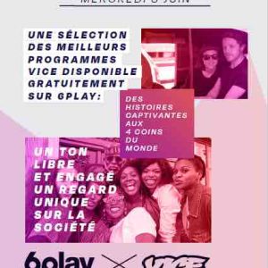 VICE débarque sur 6play
