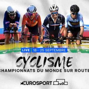 Eurosport : l’intégralité des Championnats du monde sur route du 18 au 25 septembre