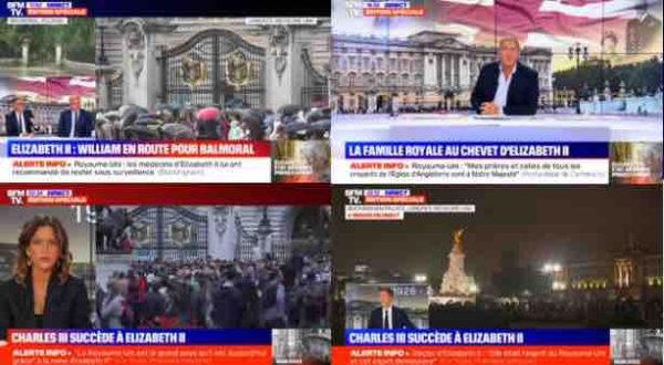 BFMTV : 5ème chaîne de France et leader des chaînes TNT & Info avec l’édition spéciale de la reine Elizabeth II