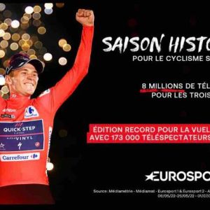 Eurosport/ audiences: une saison historique pour le cyclisme