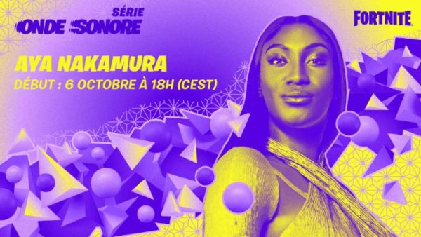 Aya Nakamura : un show interactif du 6 au 9 octobre dans Fortnite