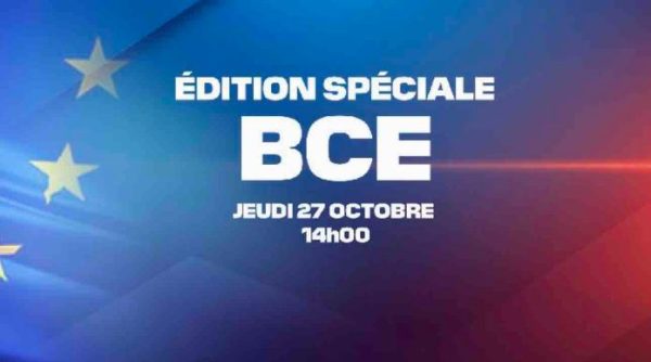 BFM BUSINESS: dispositif spécial pour les annonces de la BCE ce jeudi 27 octobre dès 14h00