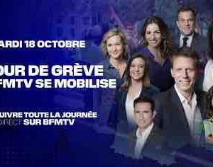 BFMTV : journée spéciale «Jour de grève: BFMTV se mobilise» ce 18 octobre