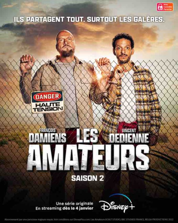 Disney+ : Vincent Dedienne et François Damien de retour dès le 4 janvier dans «Les Amateurs» saison 2