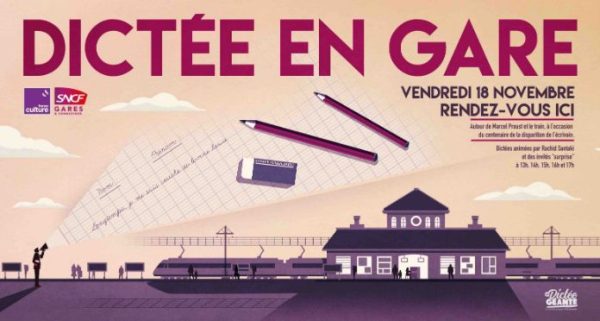 France Culture : la dictée s’invite en gare pour la première fois