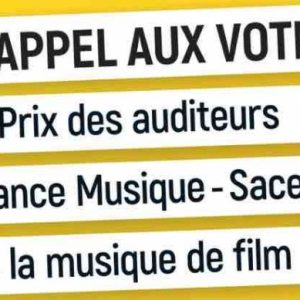 France Musique/ «Prix des auditeurs France Musique - Sacem de la musique de films» : appel aux votes