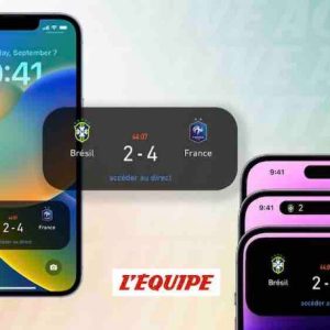 L’Équipe innove en lançant la fonctionnalité «Live Activities» d’iOS 16.1 pour suivre la Coupe du Monde 2022