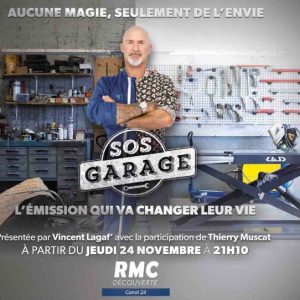 RMC Découverte : «SOS Garage» présentée par Vincent Lagaf’ à partir du jeudi 24 novembre à 21h10