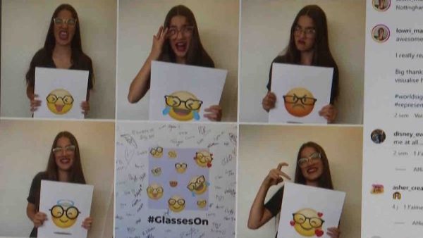 Une écolière britannique se bat pour rendre les lunettes «cool» sur les émojis