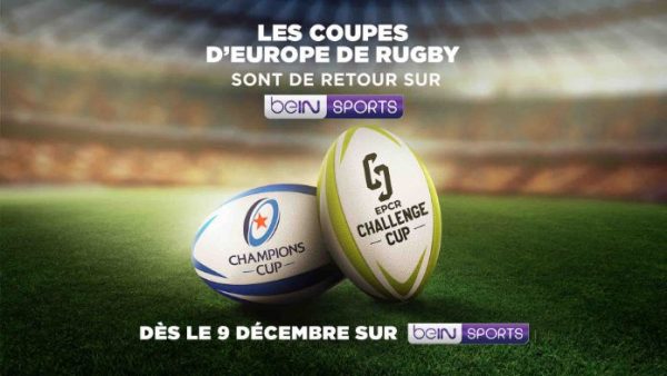 beIN SPORTS : la nouvelle saison de l’EPCR Champions Cup et Challenge Cup dès le 9 décembre