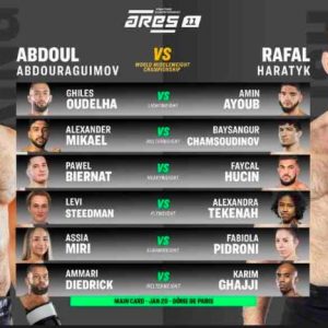 CANAL+/ ARES 11 : combat pour la ceinture du championnat du monde des poids moyens vendredi 20 janvier sur CANAL+SPORT360