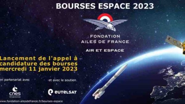 Eutelsat renouvelle son soutien auprès de la Fondation Ailes de France en partenariat avec le CNES lors de la 3ème édition des Bourses ESPACE 2023
