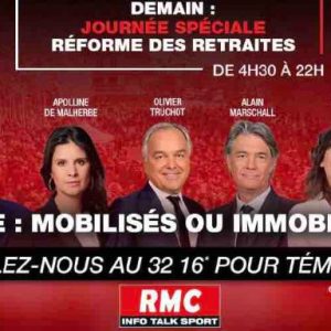 RMC/ RMC Story : nouvelle journée de mobilisation «Réforme des retraites» ce mardi