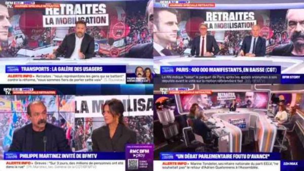 BFMTV : 6ème chaîne de France et 1ère des chaînes TNT & Info ce mardi