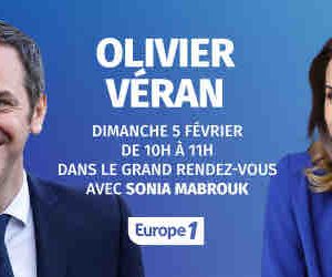 Europe 1 : Olivier Véran est l’invité du «Grand Rendez-vous» du dimanche 5 février 2023