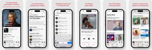 Apple Music lance l’application Apple Music Classical