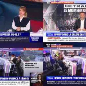 BFMTV : 6ème chaîne de France et 1ère chaîne info mercredi 15 mars pour la Journée spéciale retraites