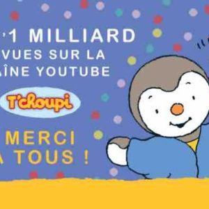 France tv distribution: la chaîne YouTube «T’choupi» a dépassé le milliard de vues