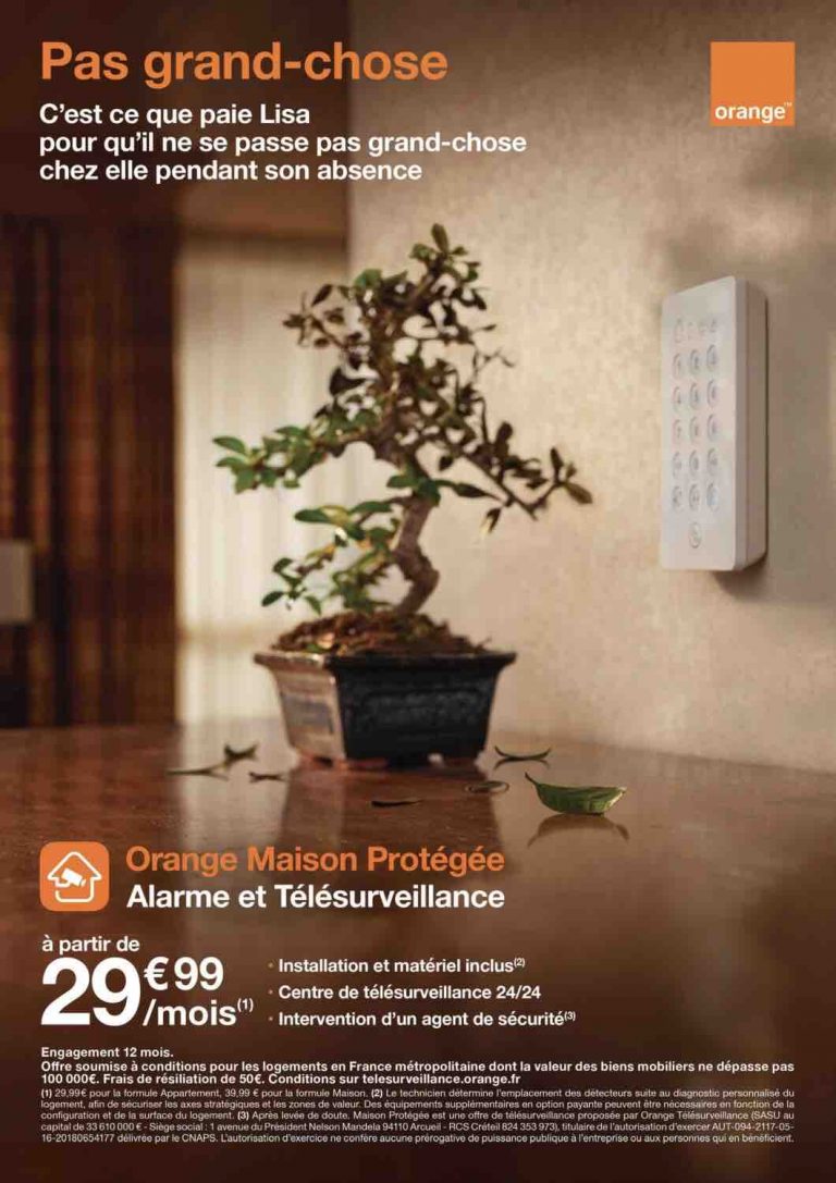 Marcel accompagne Orange dans la communication de son offre «Orange Maison Protégée»