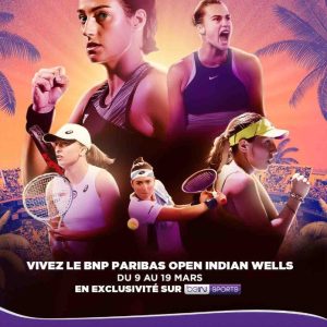 beIN SPORTS/ Tennis : WTA 1000 d’Indian Wells en direct dès le 9 mars