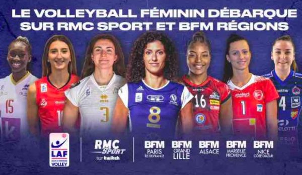 BFM Paris-Île-de-France/ Ligue A féminine: Racing Club de Cannes / Paris Saint Cloud le 8 avril