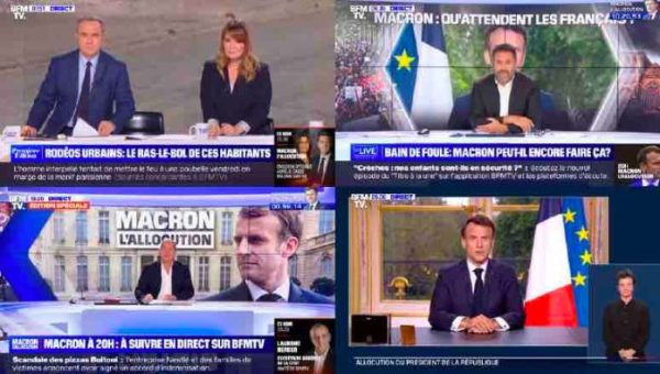 BFMTV : fortes audiences sur la journée de lundi avec 3,9% de pda