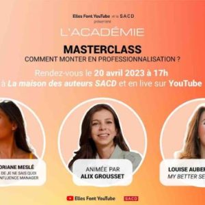 La SACD et YouTube annoncent la création de l’Académie «Elles Font YouTube-SACD»