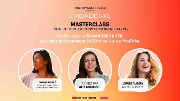 La SACD et YouTube annoncent la création de l’Académie «Elles Font YouTube-SACD»