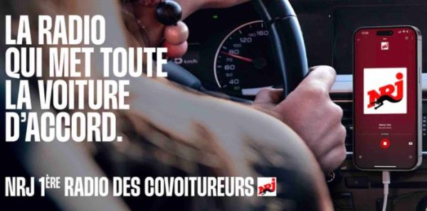 NRJ, la radio préférée des covoitureurs quotidiens en 2023