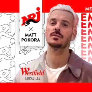 NRJ reçoit Matt Pokora en direct et en public à Lille mercredi 3 mai