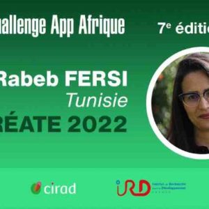 RFI - France 24: Rabeb Fersi (Tunisie) lauréate de la 7ème édition du Challenge App Afrique