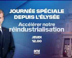 BFM Business : journée spéciale depuis l’Élysée ce jeudi 11 mai