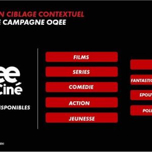 Canal+ Brand Solutions propose le ciblage contextuel sur son offre OQEE Ciné de Free