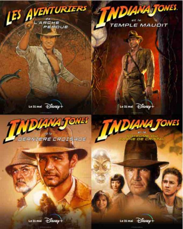 Disney+ : les 4 premiers films de la saga «Indiana Jones» dès le 31 mai