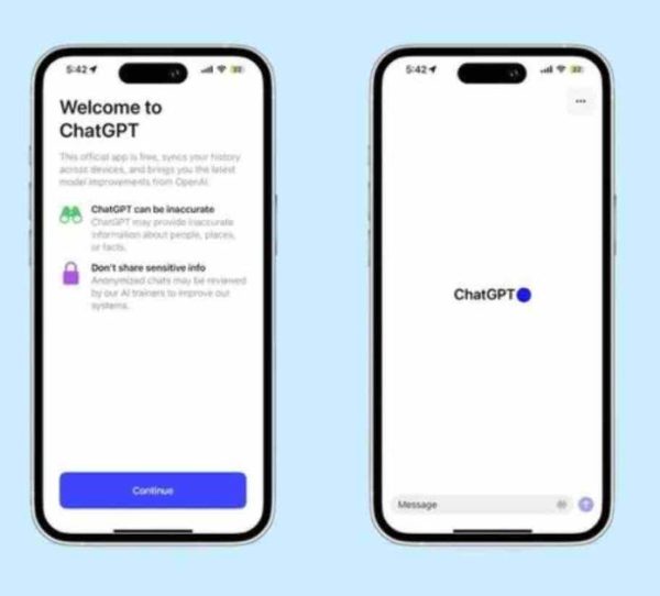 OpenAI vient de lancer une application mobile pour ChatGPT