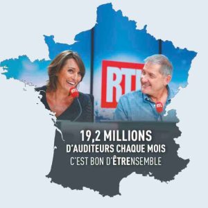 RTL : 1ère radio de France avec 19,2 millions d’auditeurs chaque mois