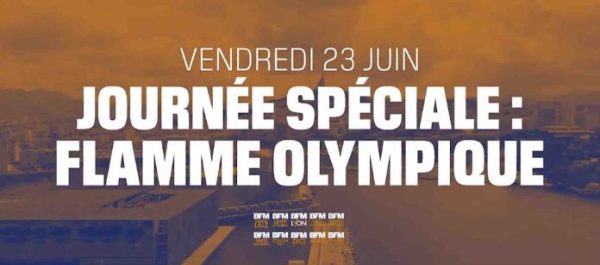 BFM Régions : journée spéciale parcours de la flamme olympique ce vendredi 23 juin