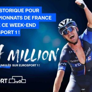 Eurosport : meilleure journée de l’année pour Eurosport 1 avec les Championnats de France sur route ce week-end
