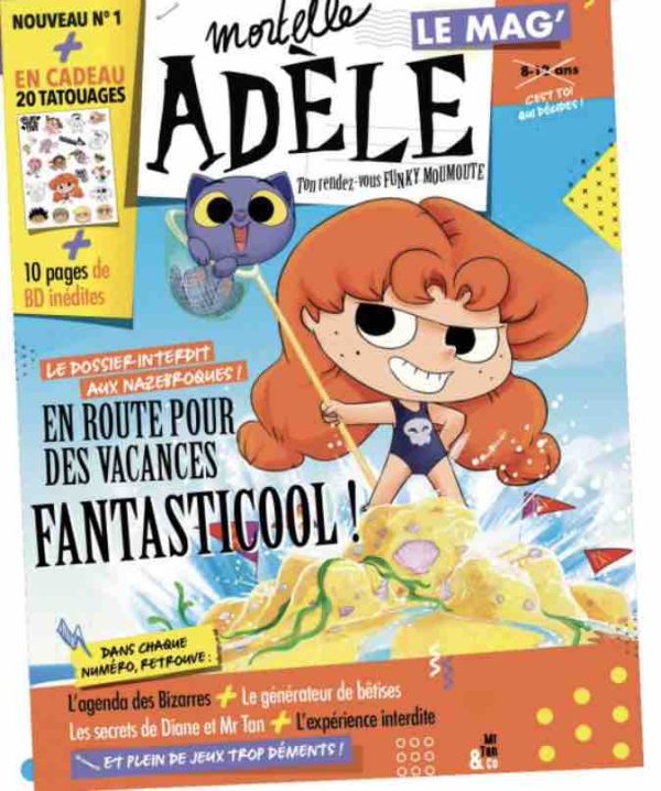 Prisma Media lance le nouveau magazine de «Mortelle Adèle»