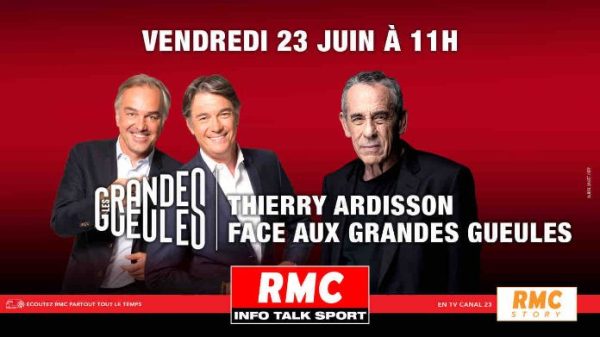 RMC : Thierry Ardisson invité des «GG» vendredi