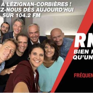 RMC débarque à Lézignan-Corbières dans l’Aude sur 104.2 FM