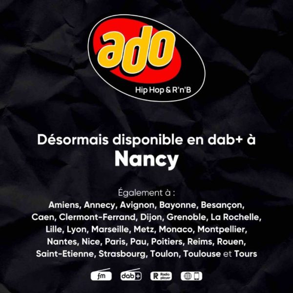 Les radios Ado et OÜI FM arrivent en Dab+ à Nancy