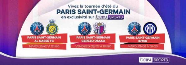 beIN SPORTS diffusera les 3 matchs du Paris Saint-Germain lors du Japon Tour 2023