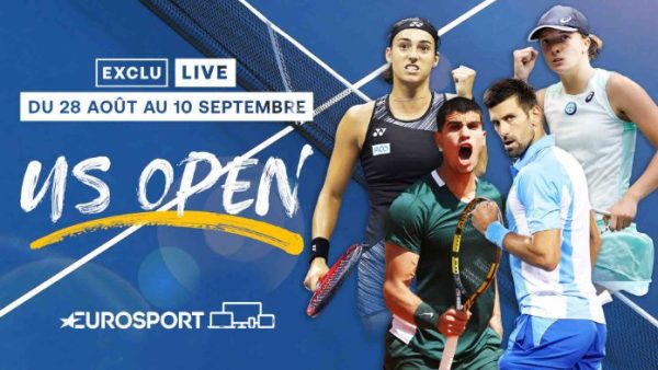 Eurosport/ US Open : l’ultime tournoi du Grand Chelem de la saison en exclusivité du 28 août au 10 septembre
